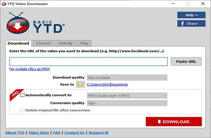 YTD Video Downloader for Mac
