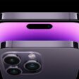 iPhone 14 Pro and iPhone 14 Pro Max are shown in close-up form from the top.