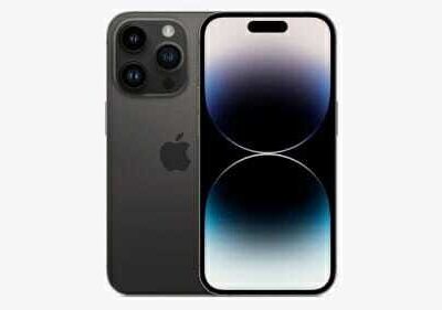 iPhone 14 Pro and iPhone 14 Pro Max in Space Black