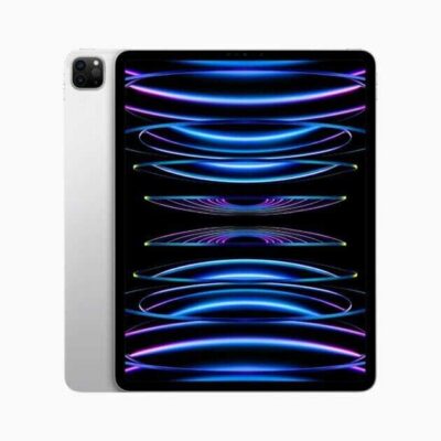 iPad Pro in silver.