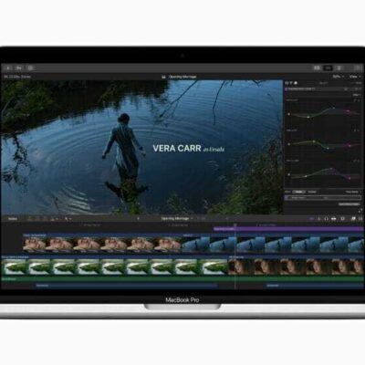 The updated MacBook Pro is shown.