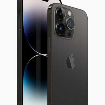 iPhone 14 Pro and iPhone 14 Pro Max are shown in space black.