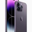 iPhone 14 Pro and iPhone 14 Pro Max are shown in Deep Purple.