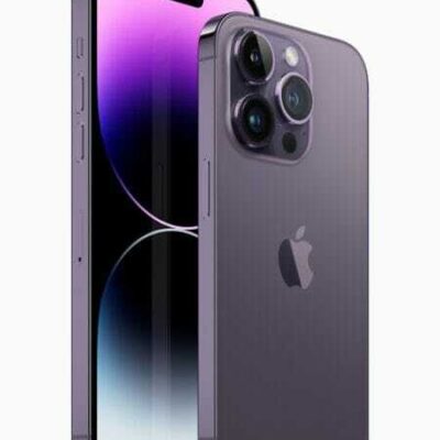 iPhone 14 Pro and iPhone 14 Pro Max are shown in Deep Purple.