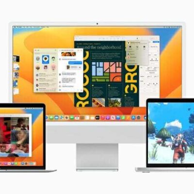 MacBook Air, the 24-inch iMac, and the 14-inch MacBook Pro.  