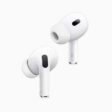 The low-distortion audio driver and custom amplifier on the second-generation AirPods Pro.