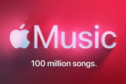 Apple Music: One hundred million songs.