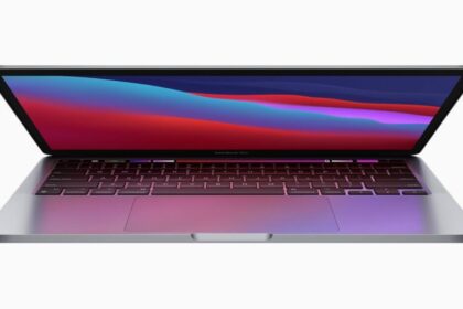 The M1-powered 13-inch MacBook Pro.