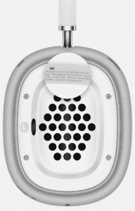 Serial number underneath the left cushion on AirPods Max