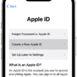 Create an Apple ID when setting up a new iPhone  