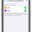 iPhone showing how to set up an app to filter spam calls  