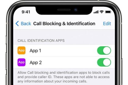 iPhone showing how to set up an app to filter spam calls  