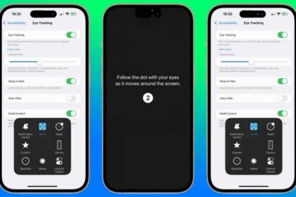 iOS 18 eye tracking feature