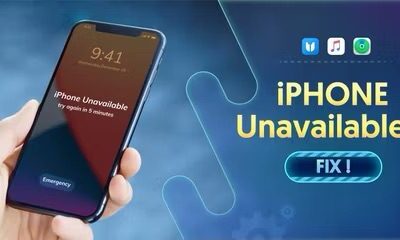 iPhone Unavailable Message
