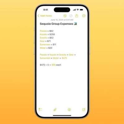 iOS 18 Notes app