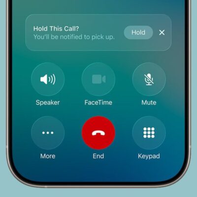 iOS 26 call holding