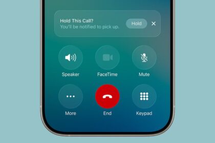 iOS 26 call holding