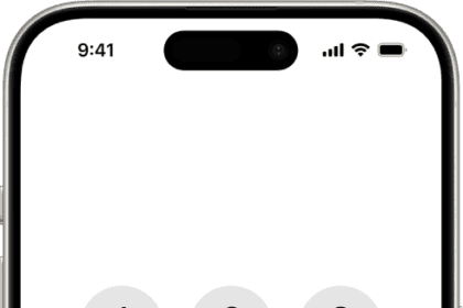 The keypad in the Phone app, displaying numbers 1 through 9. Below the keypad is a green Call button. At the bottom are buttons for Favorites, Recents, Contacts, Keypad (selected), and Voicemail.