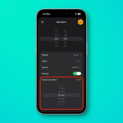iOS 26 alarm