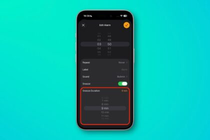 iOS 26 alarm