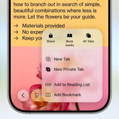 iOS 26 Safari