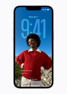 The 6.1-inch Super Retina XDR display is shown on iPhone 17e.
