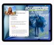FaceTime, Notes, and a PDF opened using the Preview app are shown on the new iPad Air with M4.