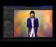 The new MacBook Pro is shown open with a Capture One editing screen.