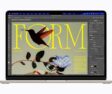 MacBook Air with M5 shows an Adobe Photoshop screen.