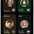 The screen for making a FaceTime call. The New Call button is at the bottom of the screen.