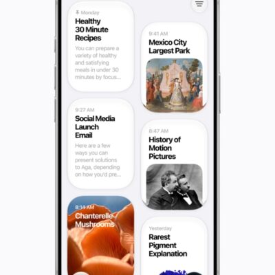 A user's conversation history is shown in the new dedicated Siri app on iPhone 17 Pro.