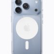 iPhone 18 Pro in glacier is paired with the Clear Case.