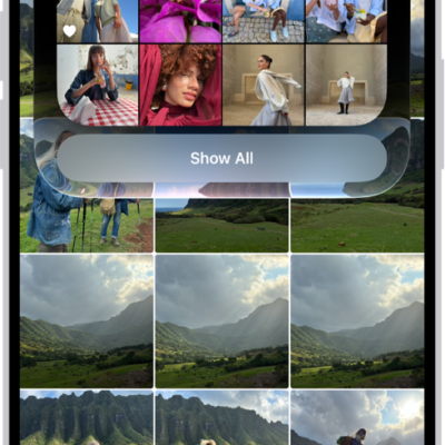 An iPhone showing Siri finding content specified in the request.