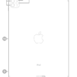 The back view of iPad Pro with callouts to the rear cameras and flash at the top left, Smart Connector and USB-C connector at the bottom center, the SIM tray (Wi-Fi + Cellular) at the bottom left, and the magnetic connector for Apple Pencil on the left.