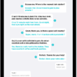 The Conversation tab, showing chat bubbles and their translations.