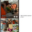 The People & Pets collection in the Photos app. Groups appear at the top, and people and pets are listed below.