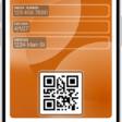 A Wallet screen showing a custom pass with editable fields.