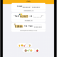 An Emoji Game puzzle in the News app.