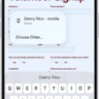 A fillable PDF form showing an AutoFill suggestion for the name and phone fields.