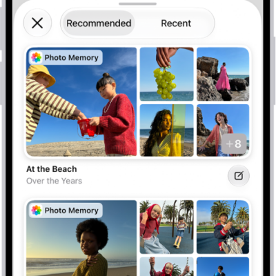 A screen in the Journal app showing photos highlighted as journaling suggestions.
