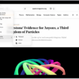 In Safari, the Tab Group menu is open. At the bottom of the menu, Profile is selected, and a menu shows the options Personal, School, and Work.