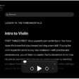 The Accessibility Reader screen showing content from Files in white text on a black background.