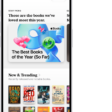 The Book Store screen in the Books app. At the bottom of the screen are, from left to right, the Home, Library, Book Store, Audiobooks, and Search tabs. The Book Store tab is selected.