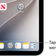 The Handoff icon visible in the Dock on an iPad.