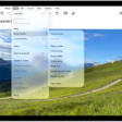 The Notes app open, with the menu bar showing at the top of the screen. The Edit menu on the menu bar is open, showing a list of actions you can perform—including Select All, Find, Duplicate, and so on.