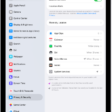 The Location Services screen, with settings to share the location of your iPad with apps.