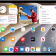 The iPad Home Screen with several app icons, including the Settings app icon, which you can tap to change your iPad sound volume, screen brightness, and more.