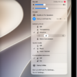 The AirPods icon is selected on the right side of the menu bar on Mac. For AirPods Pro, Adaptive is selected below Listening Mode and Conversation Awareness is Off.