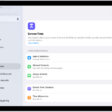 An image of Screen Time in Settings with options for Screen Time Schedules, Time Allowances, and more.