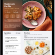 A recipe in Apple News+ with the ingredients and steps visible.